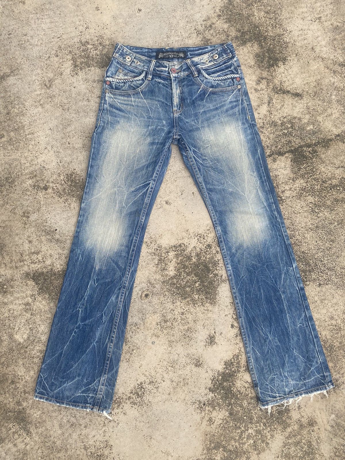 If Six Was Nine × Japanese Brand Flare Jeans Ref Pepper Clawmark Tunder Size US 32 / EU 48 - 3 Thumbnail