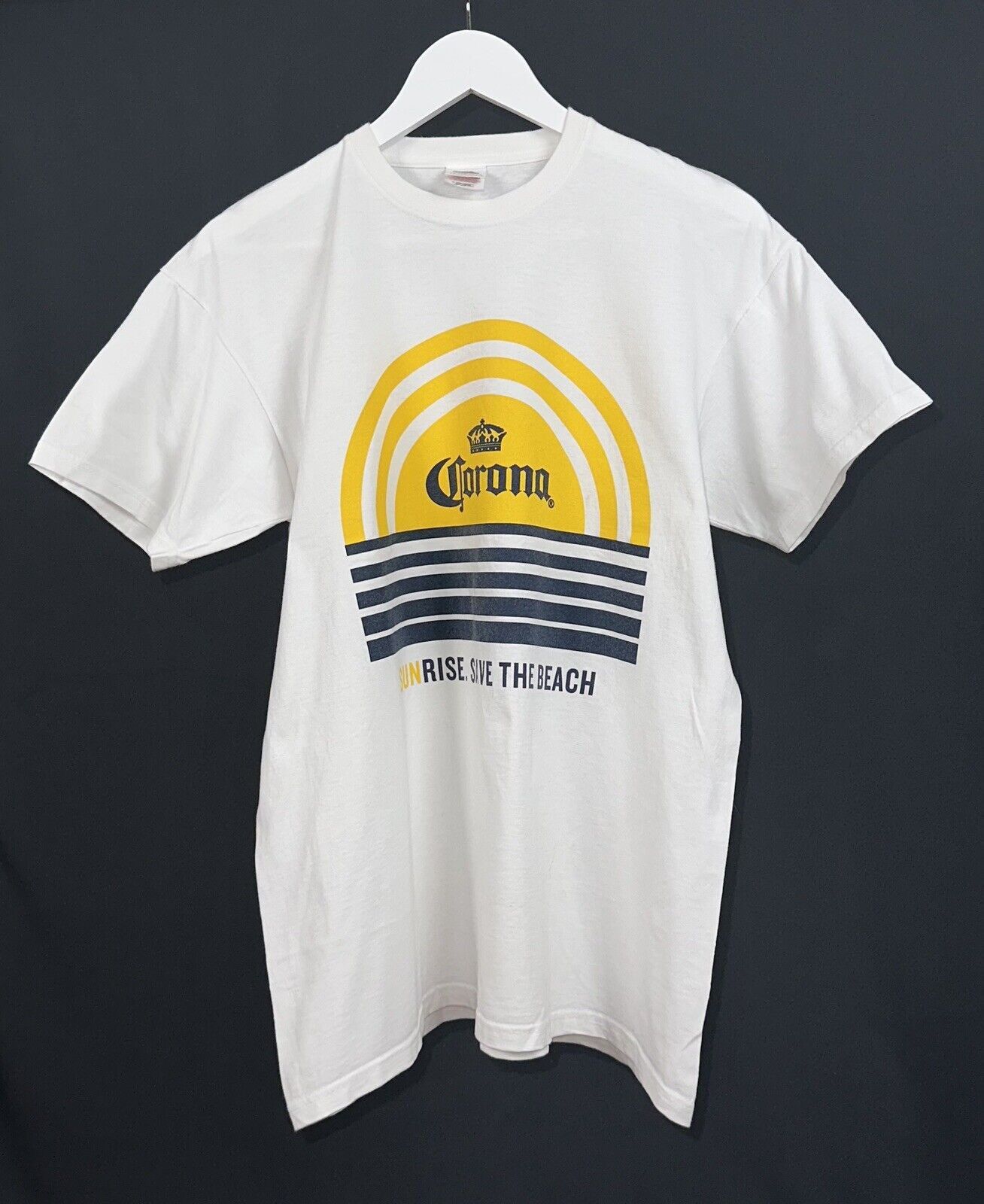 Corona Extra Men's Logo T-Shirt | 100% Cotton Official Licensed Tee | White | Size S - View #11