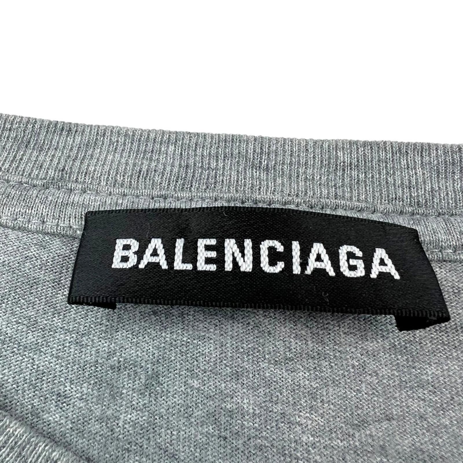 Balenciaga Balenciaga Grey Campaign Logo T Shirt Size US S / EU 44-46 / 1 - 4 Thumbnail