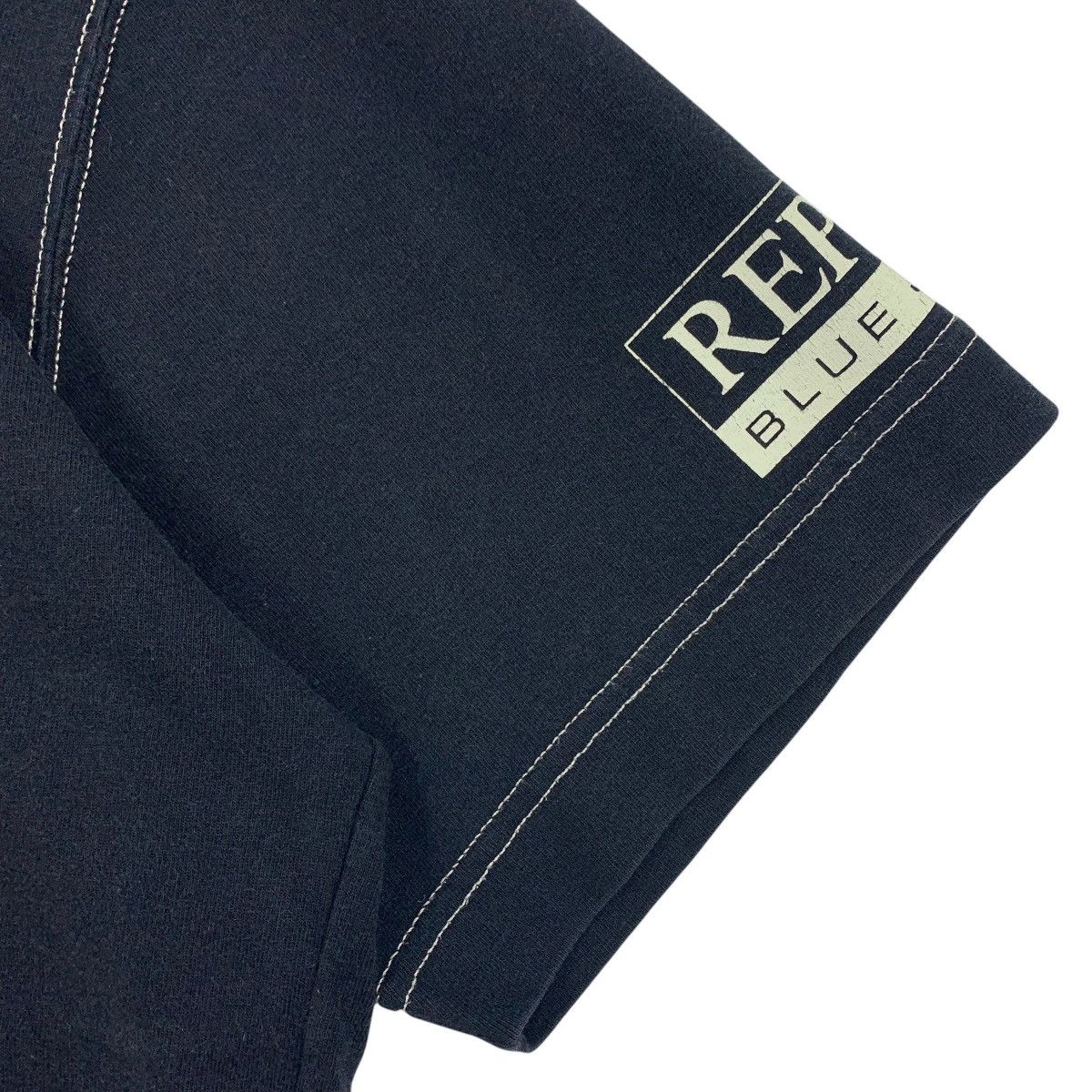Replay × Vintage Vintage REPLAY Blue Jeans big spellout italian designer tee Size US L / EU 52-54 / 3 - 6 Thumbnail