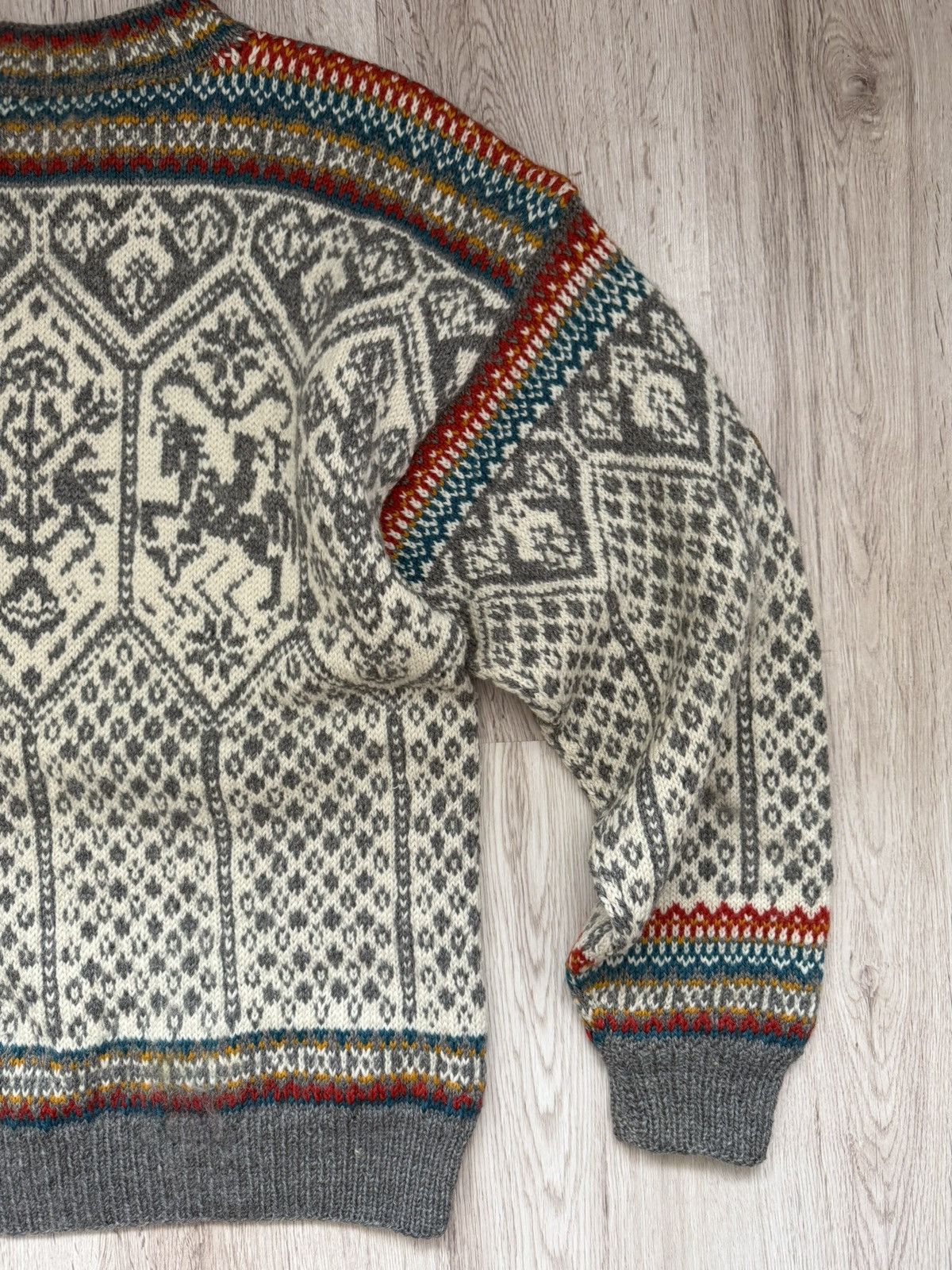 Dale Of Norway Dale Garn Wool Fair Isle Ski Sweater Oversize L 1990s Size US L / EU 52-54 / 3 - 18 Thumbnail