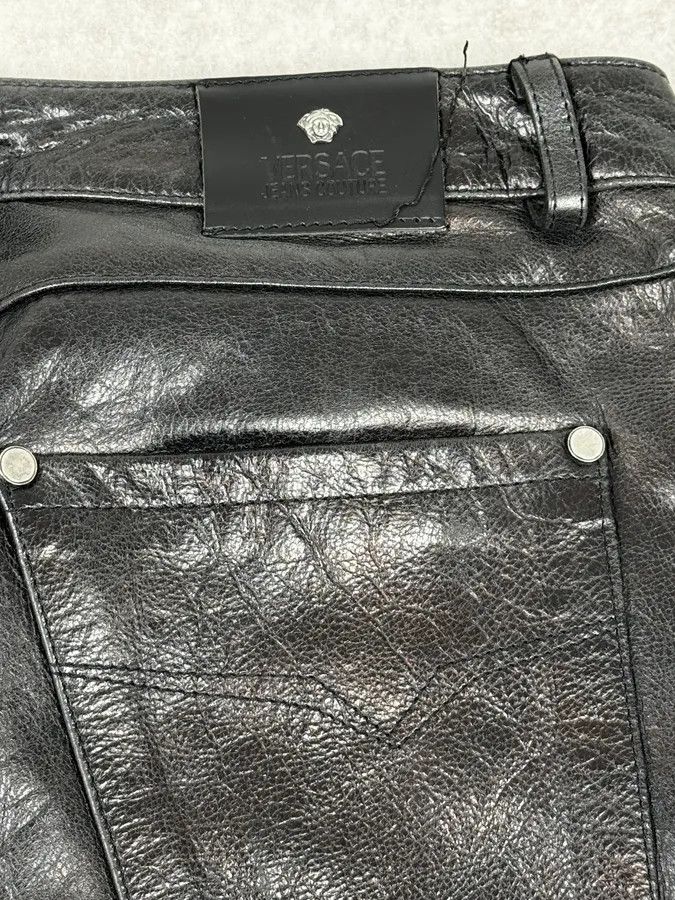 Versace Versace Black Multi-Zips Biker Leather Pants Size US 32 / EU 48 - 11 Thumbnail