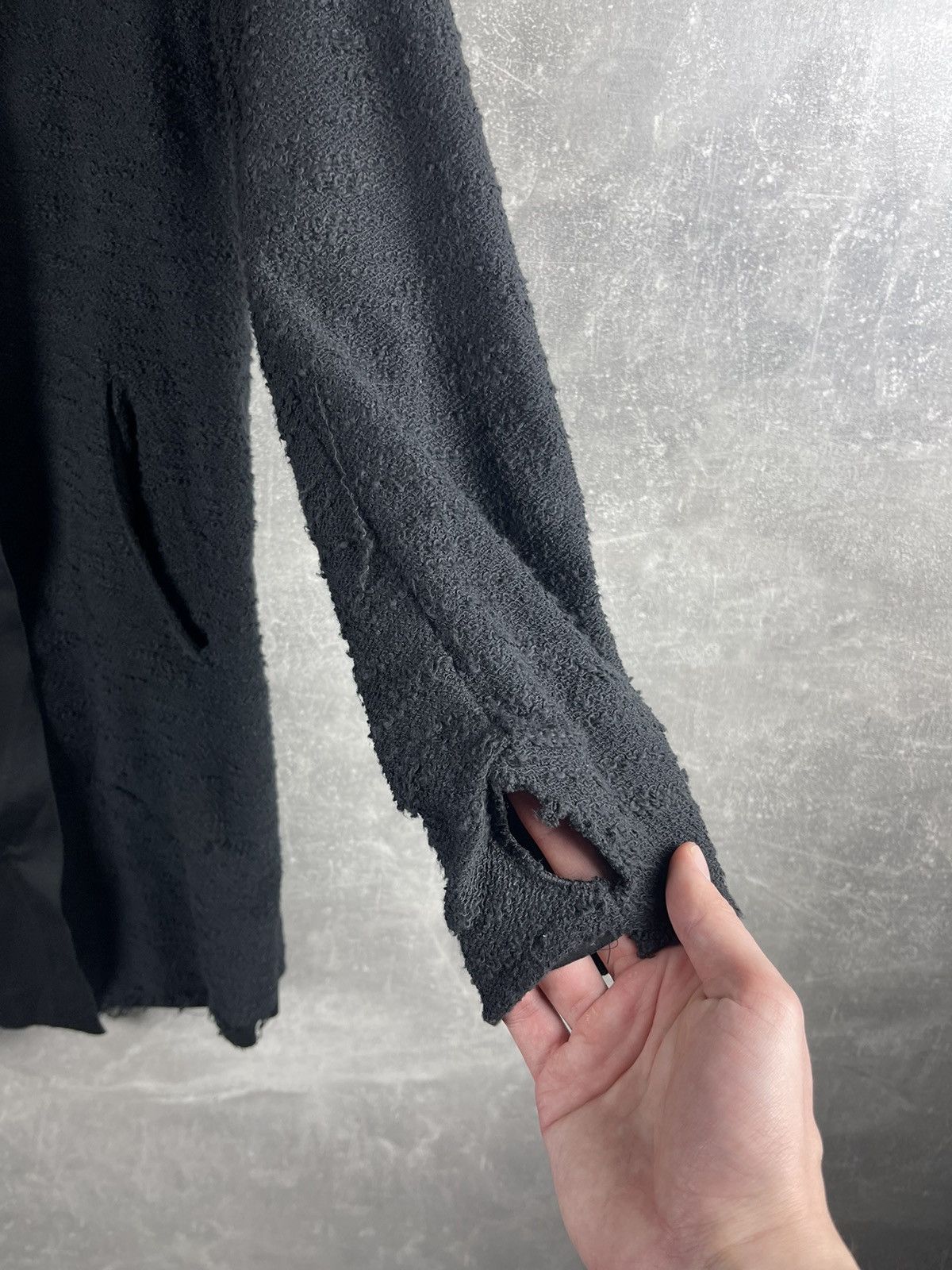 Other Avant Garde Gothic Opium Black Open Hooded Coat Oversized Size US L / EU 52-54 / 3 - 6 Thumbnail