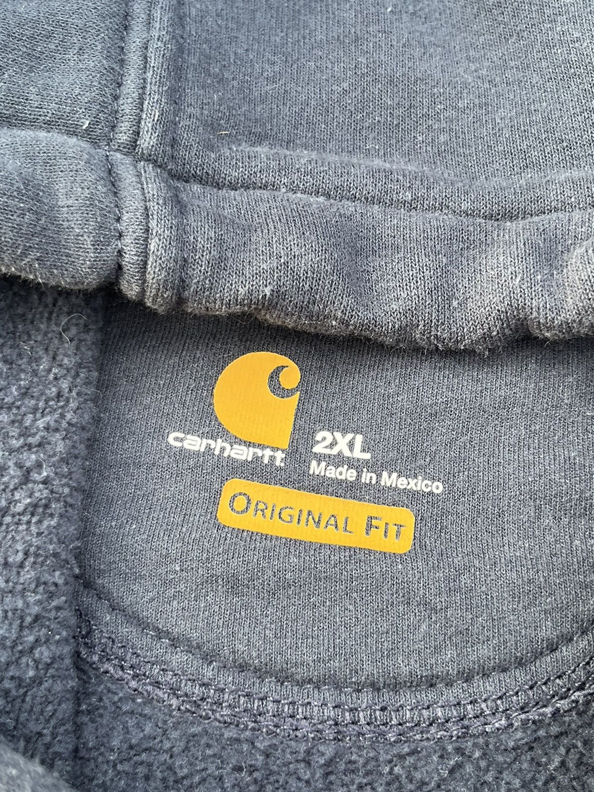 Carhartt Vintage Y2K Carhartt Work Hoodie Original Fit Size US XXL / EU 58 / 5 - 9 Thumbnail