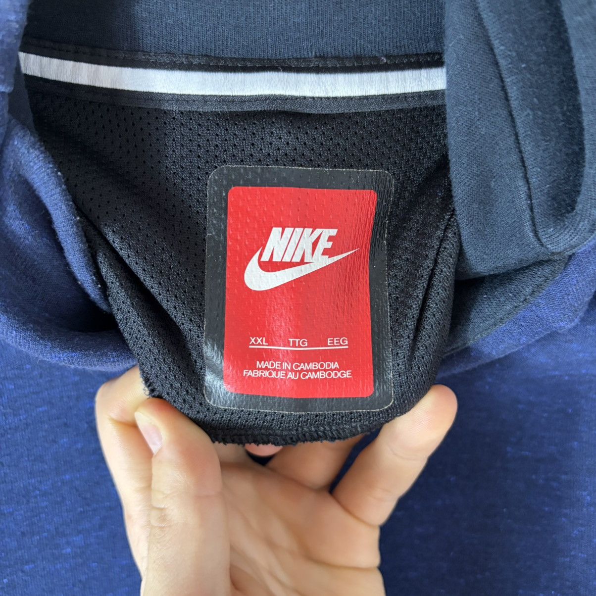 Nike Nike Tech Fleece Blue Ninja Hoodie Streetwear Y2K Size US XXL / EU 58 / 5 - 4 Thumbnail