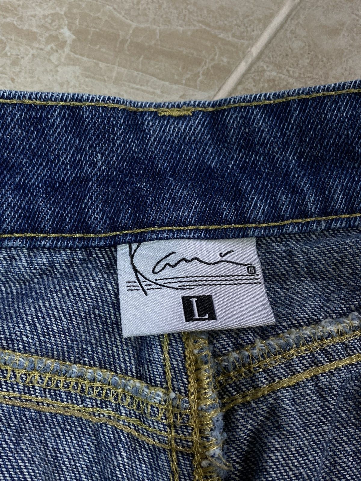 Karl Kani Kani Women's Denim Jeans Workwear Pants Size L Size 32" / US 10 / IT 46 - 17 Thumbnail