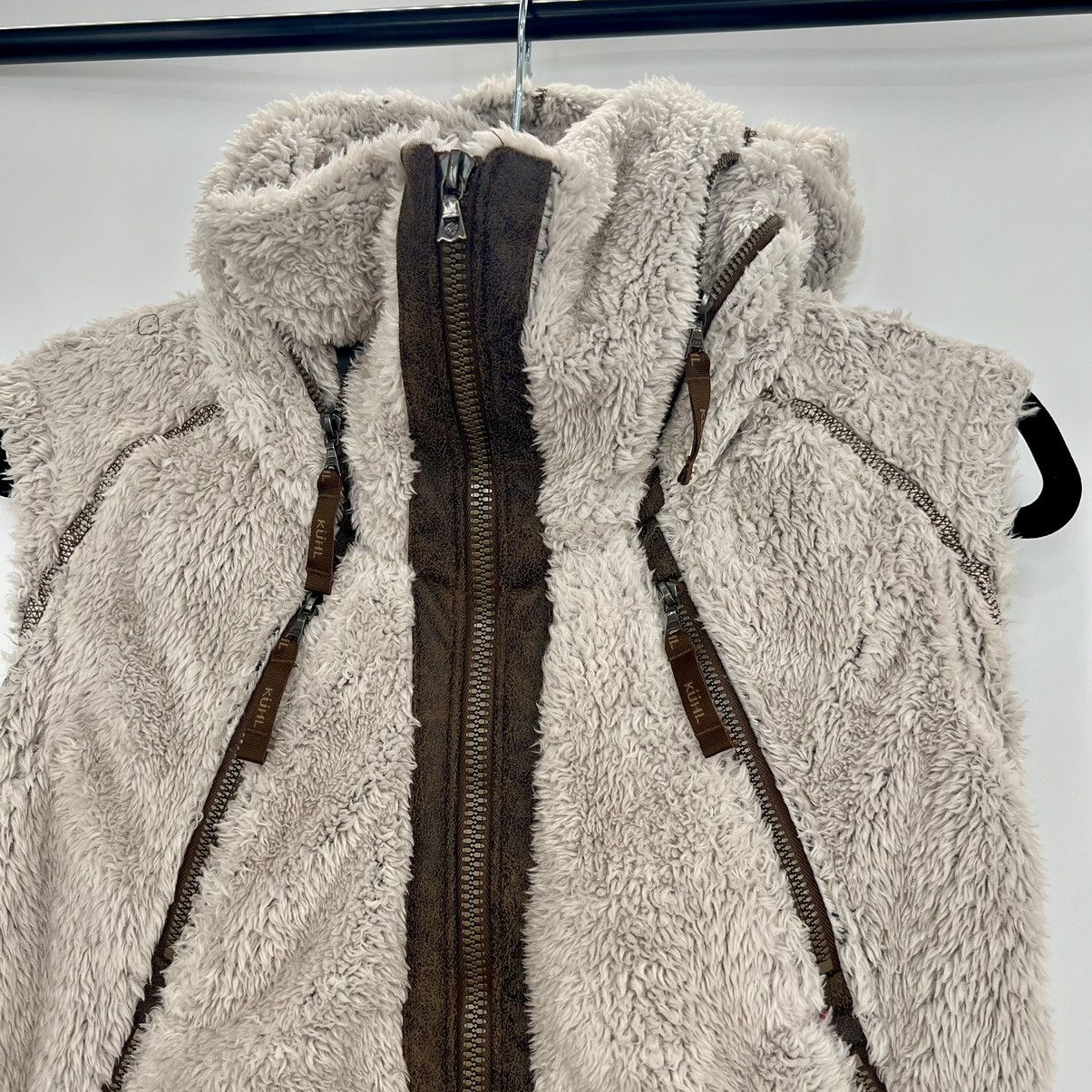 Kuhl Kuhl Flight Full Zip Up Vest Jacket Sleeveless Fleece Hooded Size S / US 4 / IT 40 - 2 Thumbnail