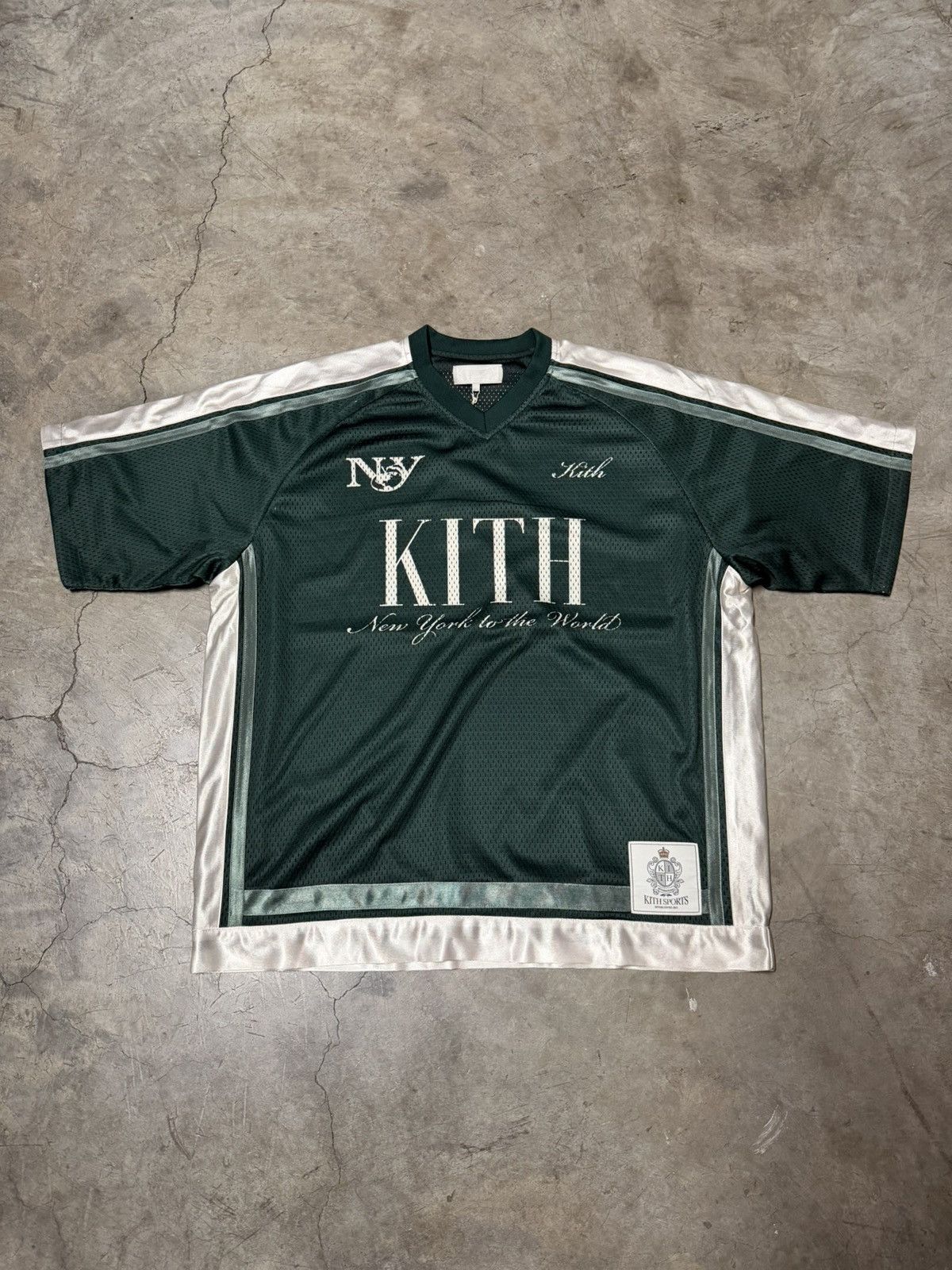 Kith Kith Mesh Leon Jersey - Green | Grailed