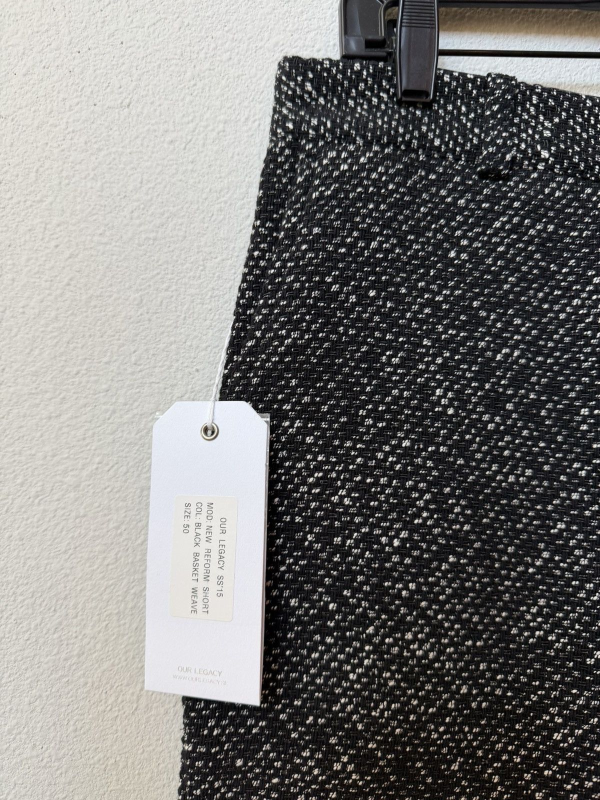Our Legacy Ss15 basket weave shorts size 50 Size US 34 / EU 50 - 2 Thumbnail
