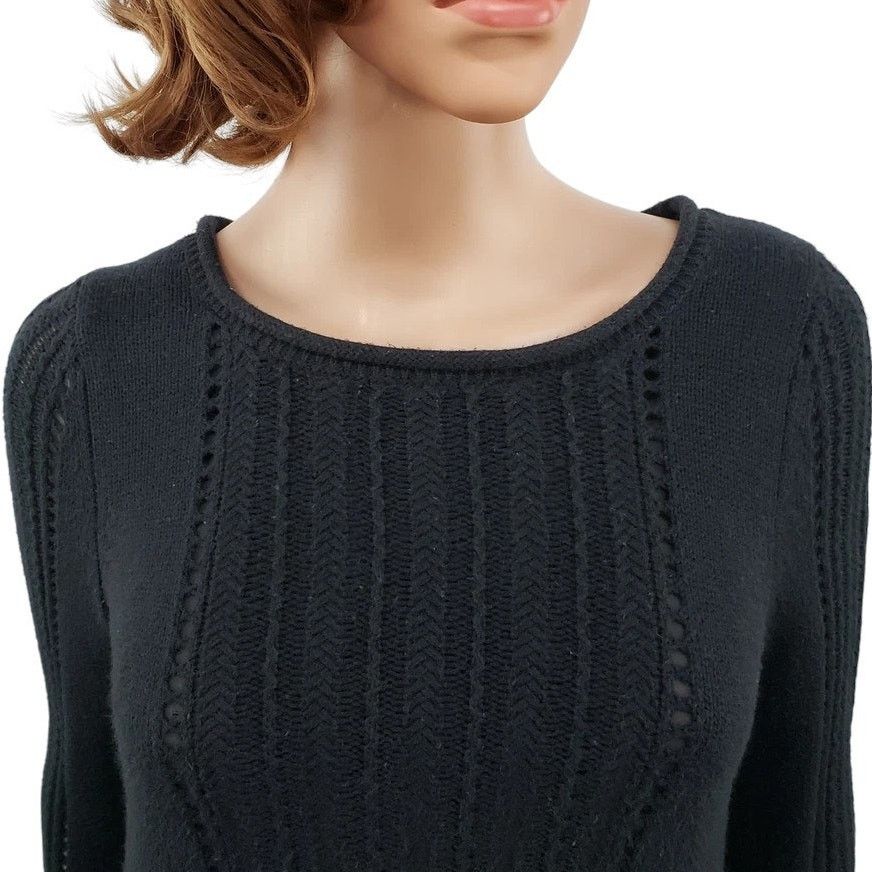 Lucky Brand Lucky Brand Layered Split Back Sweater Top Sheer Underlay S Size S / US 4 / IT 40 - 8 Thumbnail