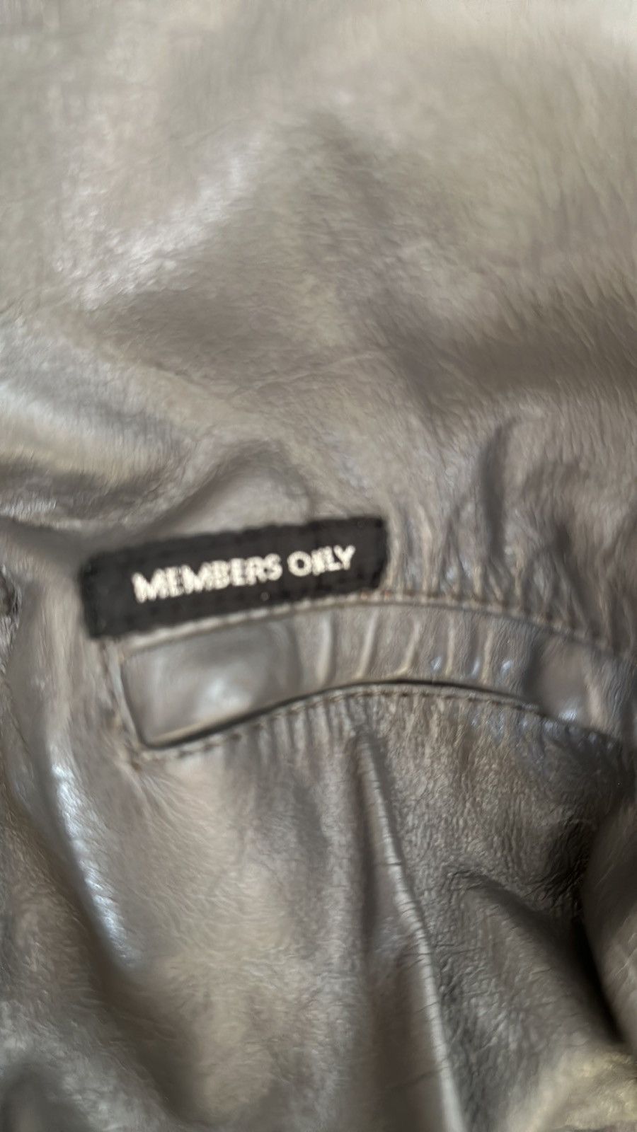 Members Only Vintage Leather 80’s European Member’s Only Jacket. Size US S / EU 44-46 / 1 - 2 Thumbnail