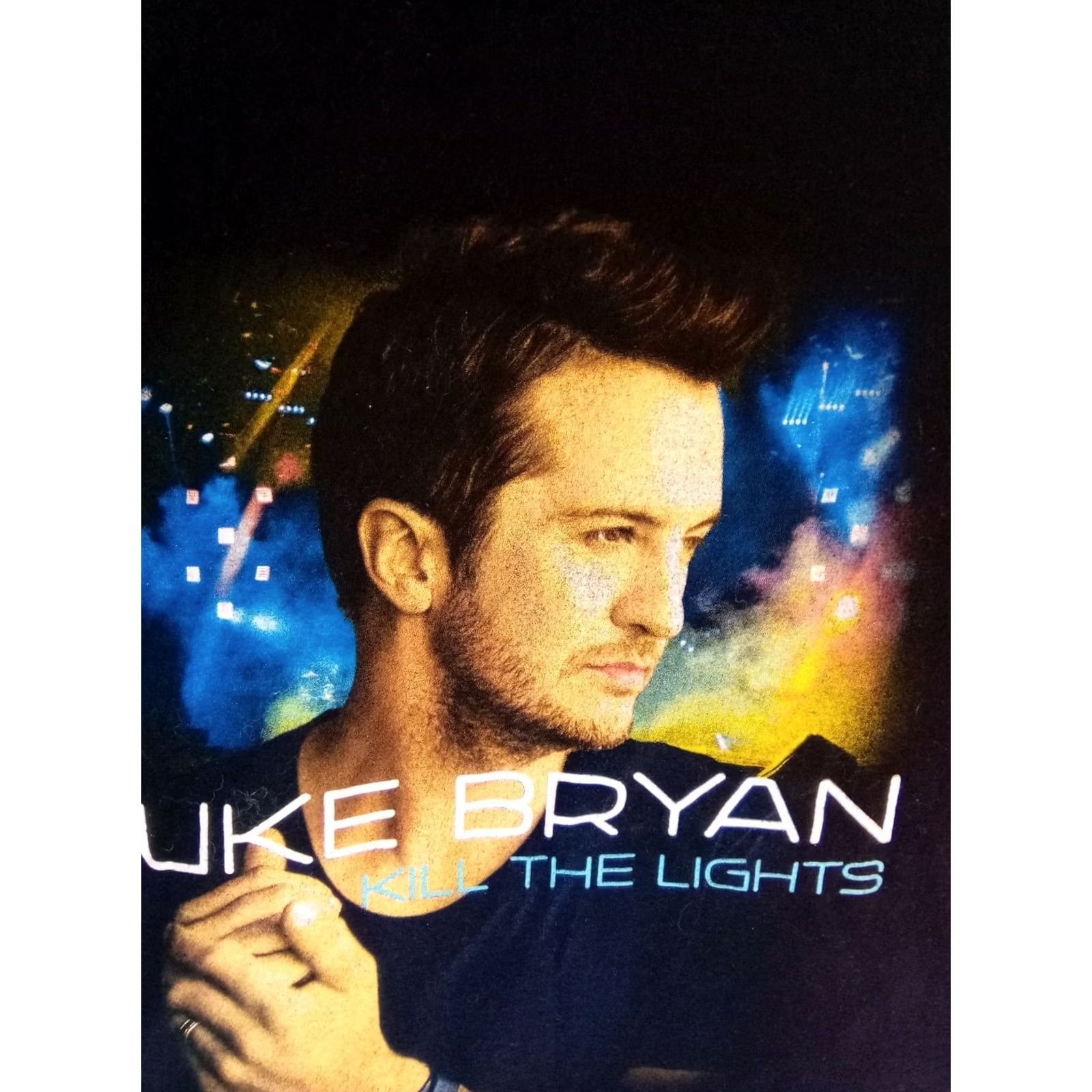 Vintage VINTAGE Luke Bryant Kill The Lights tour XL T-shirt Country Music 48" X 30" Cotton Size US XL / EU 56 / 4 - 2 Thumbnail
