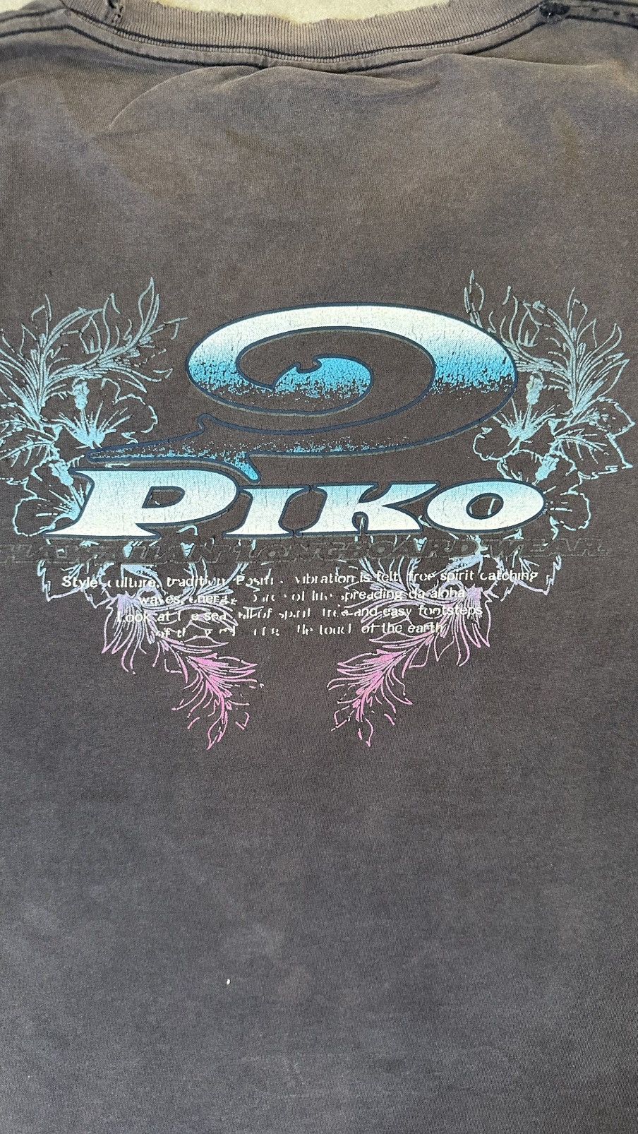 Vintage VINTAGE PIKO SURF WELL FADED TEE Size US L / EU 52-54 / 3 - 6 Thumbnail