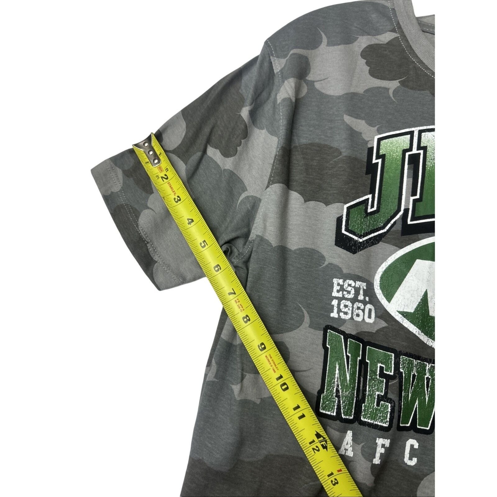 NFL NFL TEAM APPAREL SHIRT YOUTH NEW YORK JETS CAMO SIZE Large Size US L / EU 52-54 / 3 - 7 Thumbnail