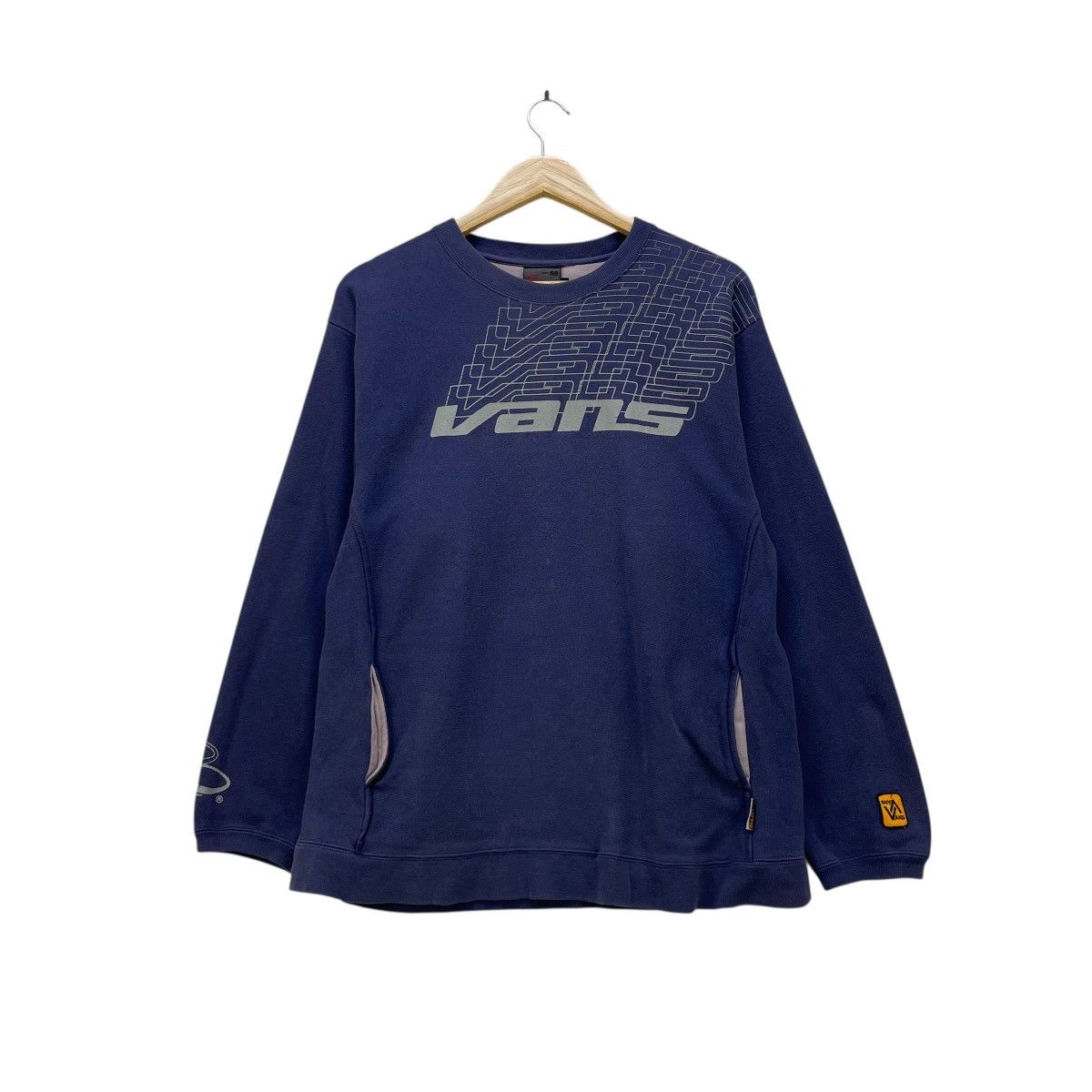 Vans 💥Vintage Vans Crewneck Pullover Sweatshirt Size US M / EU 48-50 / 2 - 1 Thumbnail
