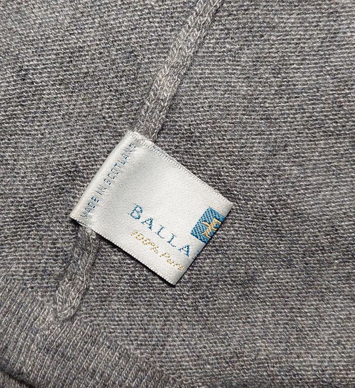 Ballantyne 100% cashmere sweater turtleneck jumper gray luxury soft Size S / US 4 / IT 40 - 4 Thumbnail