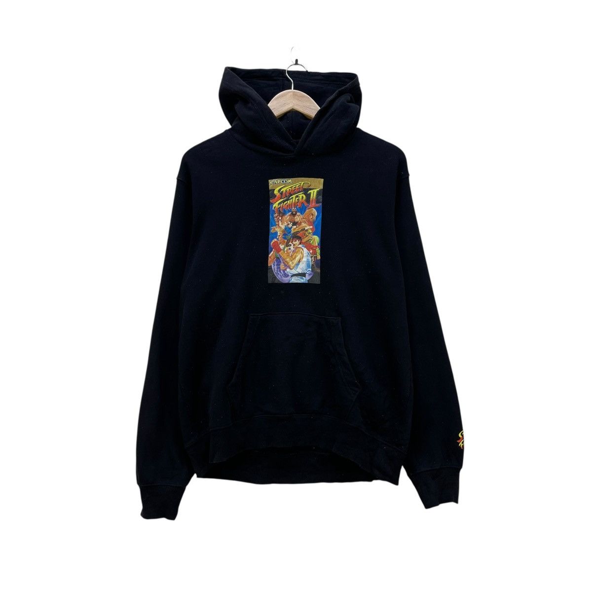 Playstation 💥Awesome Video Game Capcom Street Fighter II Pullover Hooded Size US M / EU 48-50 / 2 - 1 Thumbnail