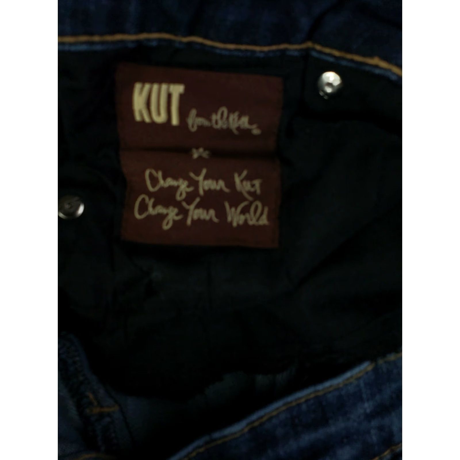 Vintage KUT from the Kloth Jeans Womens Size 6 Medium Wash Blue Denim EUC Skinny Regular 5-Pocket Belt Loops Size 28" / US 6 / IT 42 - 5 Thumbnail