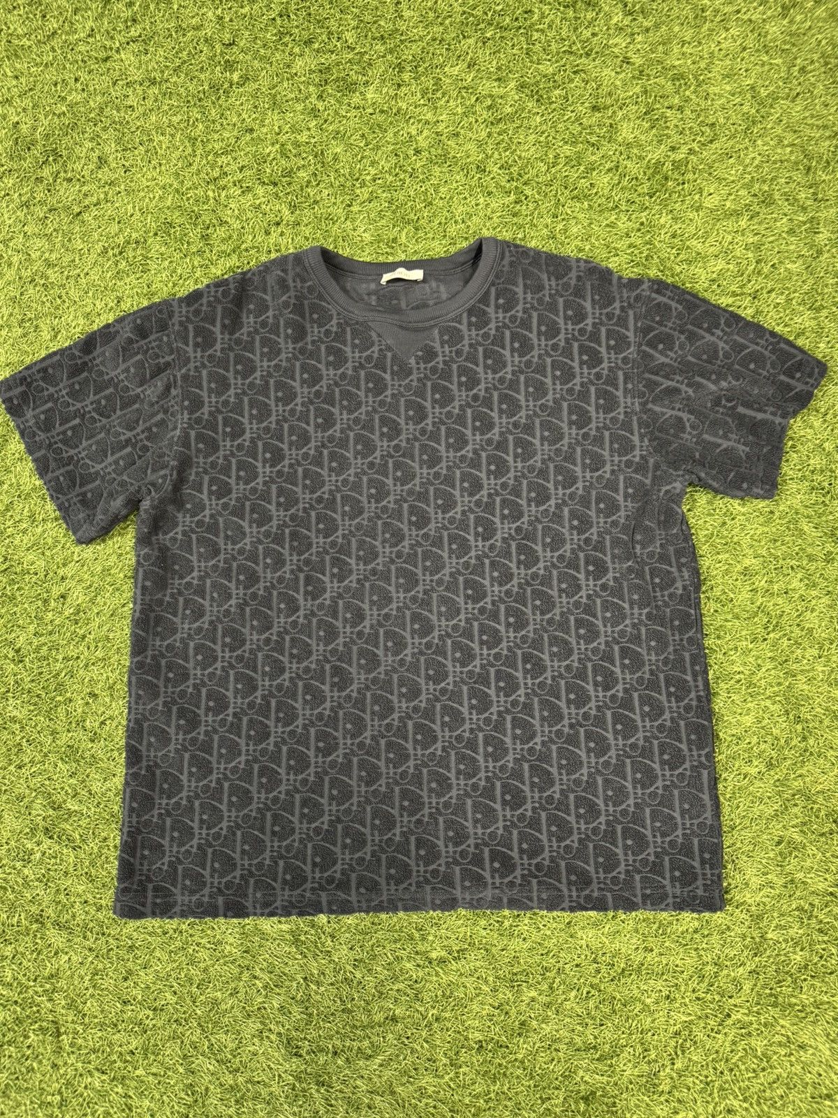 Dior Christian Dior Oblique Terry Cloth T-Shirt Size US M / EU 48-50 / 2 - 1 Thumbnail