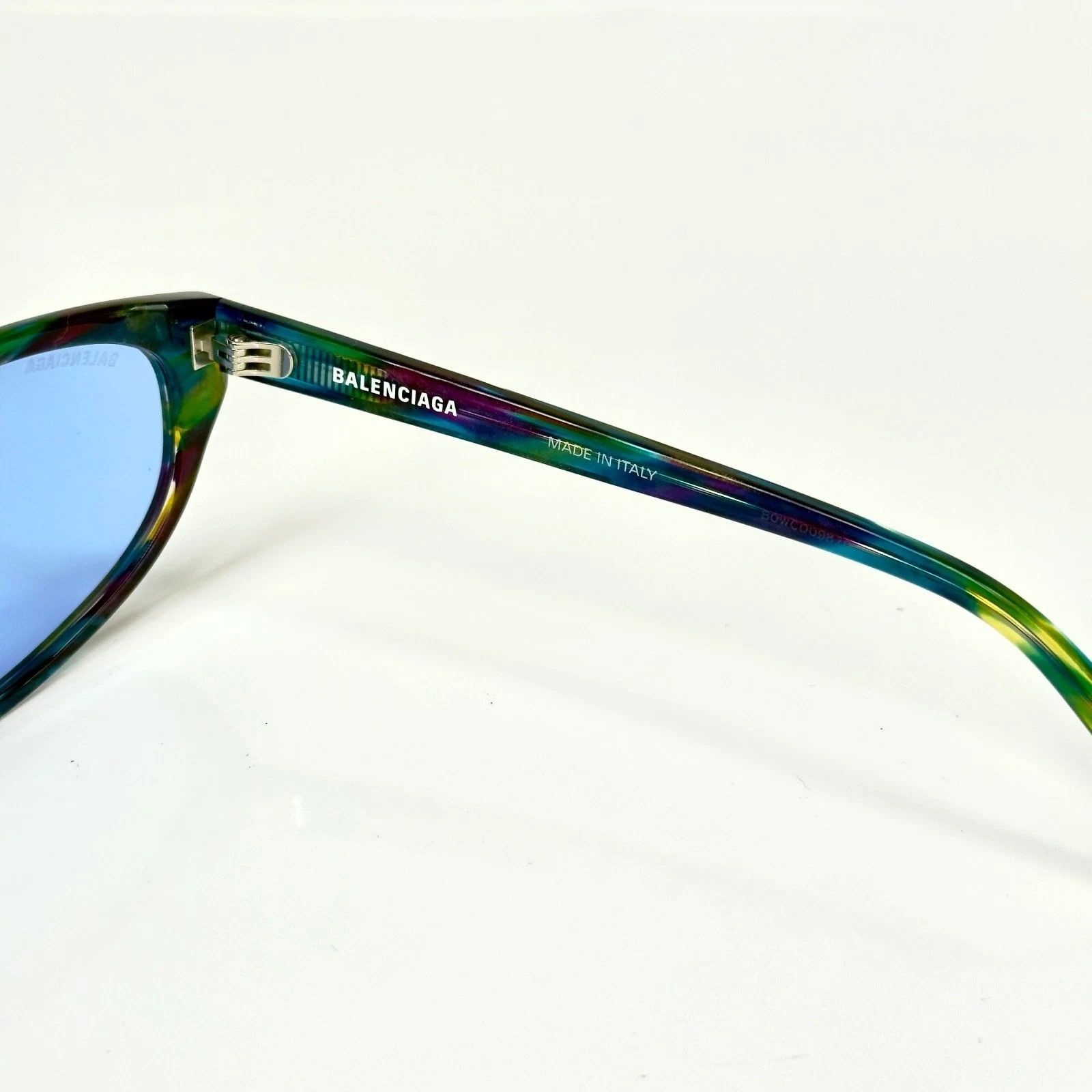 Balenciaga BALENCIAGA BB0098S TV D Blue Rainbow 0098 Sunglasses 003 Size ONE SIZE - 3 Thumbnail