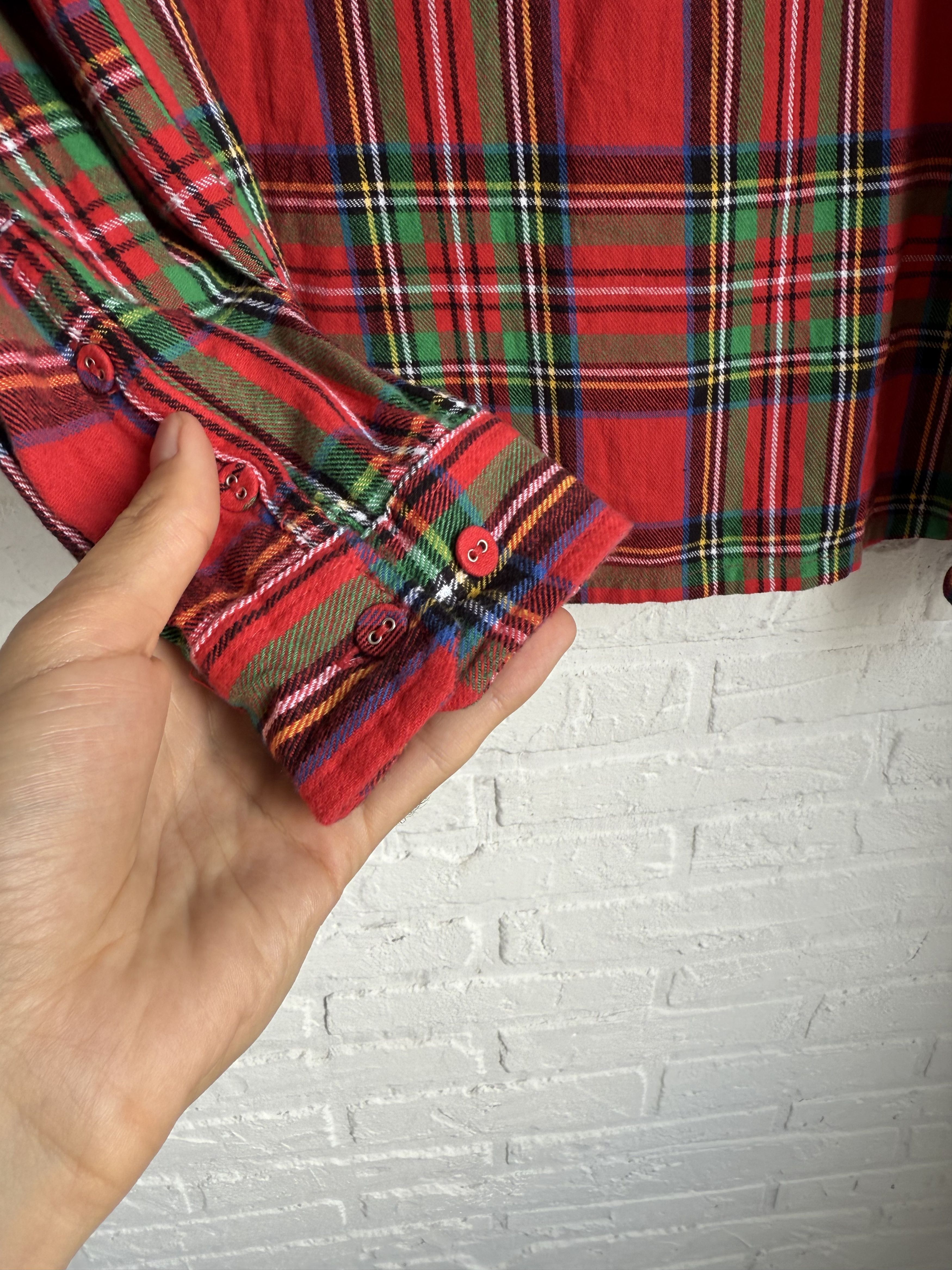 Pleasures Pleasures flannel shirt back logo Size US M / EU 48-50 / 2 - 8 Thumbnail