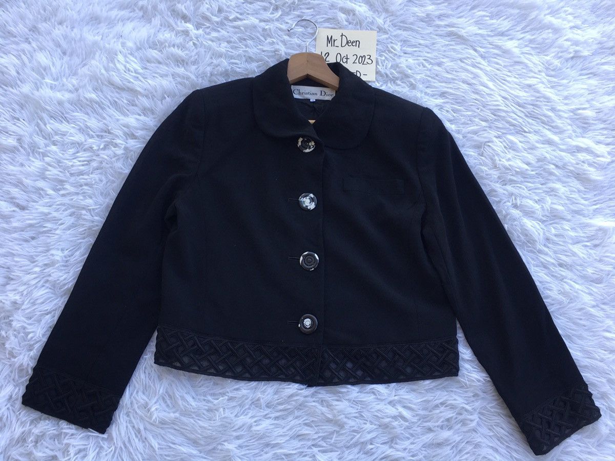 Christian Dior Monsieur Rare Vintage 90s Christian Dior Low Cut Blazer Women Size M / US 6-8 / IT 42-44 - 5 Thumbnail