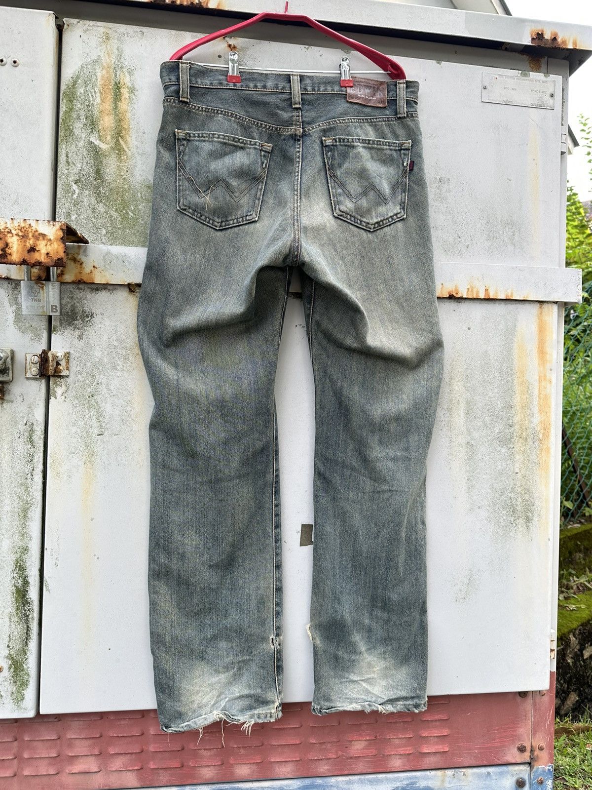 Edwin 👹Vintage Edwin 404 Washed Baggy Jeans Made In Japan Size US 35 - 8 Thumbnail