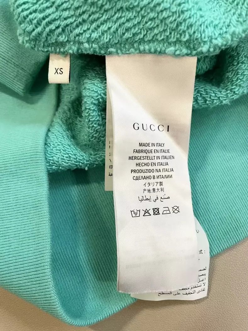Gucci Gucci Lake blue logo sweatshirt 2501-Nextarrow Size US XS / EU 42 / 0 - 6 Thumbnail
