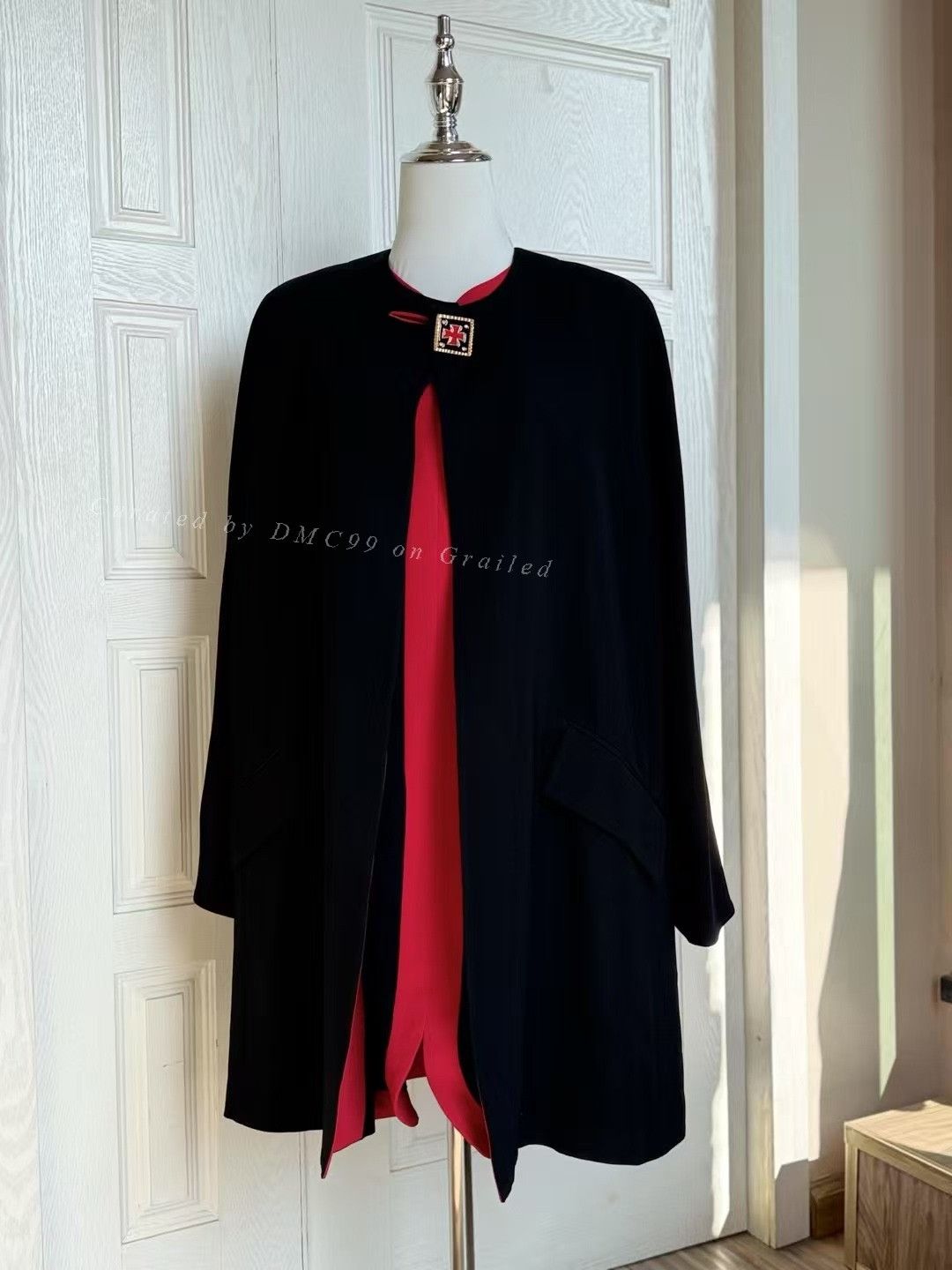 ANNE FONTAINE ANNI NOVANTA Dress & Coat Set Size M / US 6-8 / IT 42-44 - 1 Thumbnail