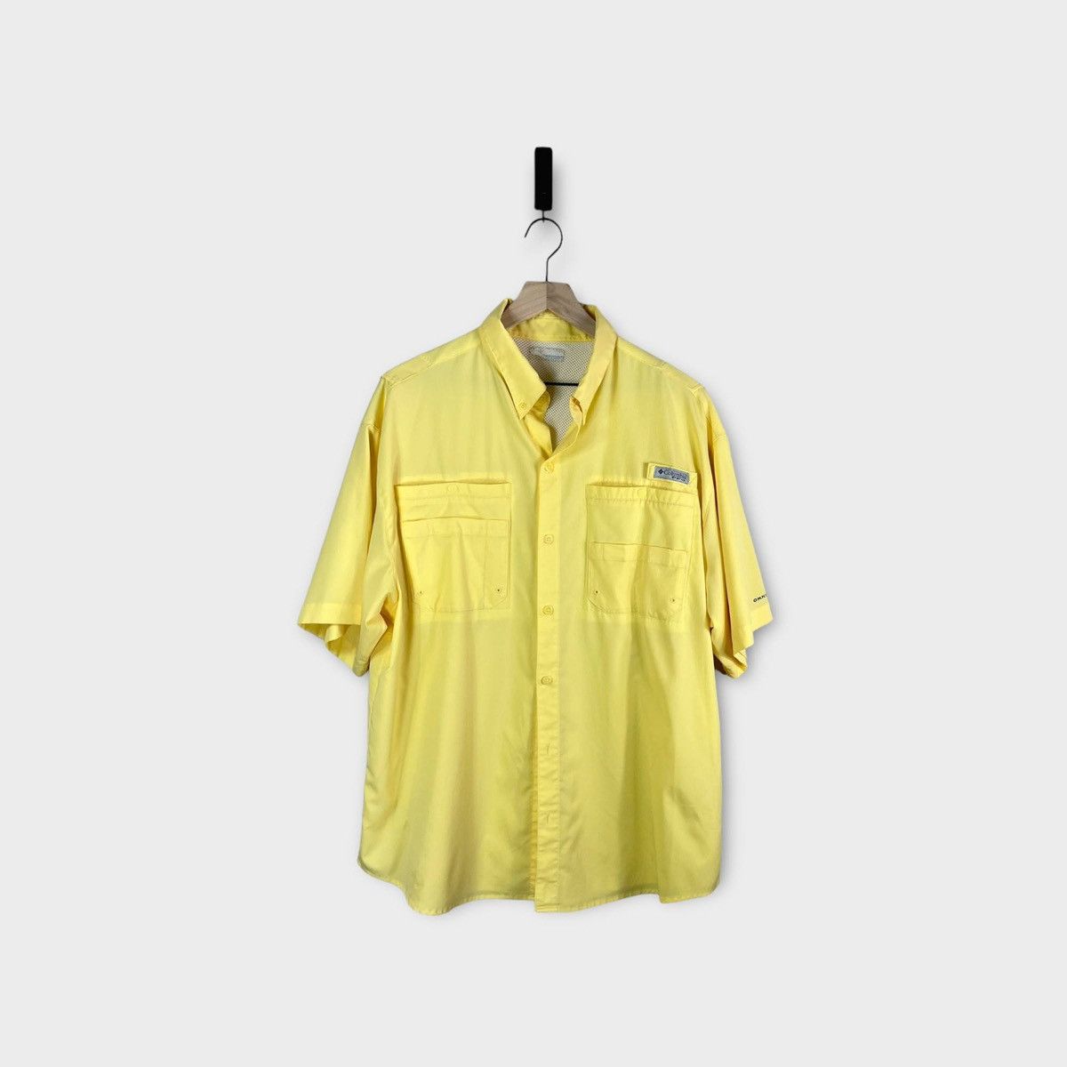 Columbia × Vintage Vintage 1990's Mens Columbia PFG Button Up Shirt Omni Shade Size US L / EU 52-54 / 3 - 1 Thumbnail