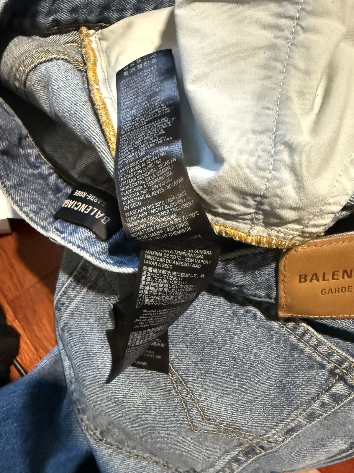 Balenciaga Balenciaga Blue Garden Robe Denim Size US 34 / EU 50 - 6 Thumbnail