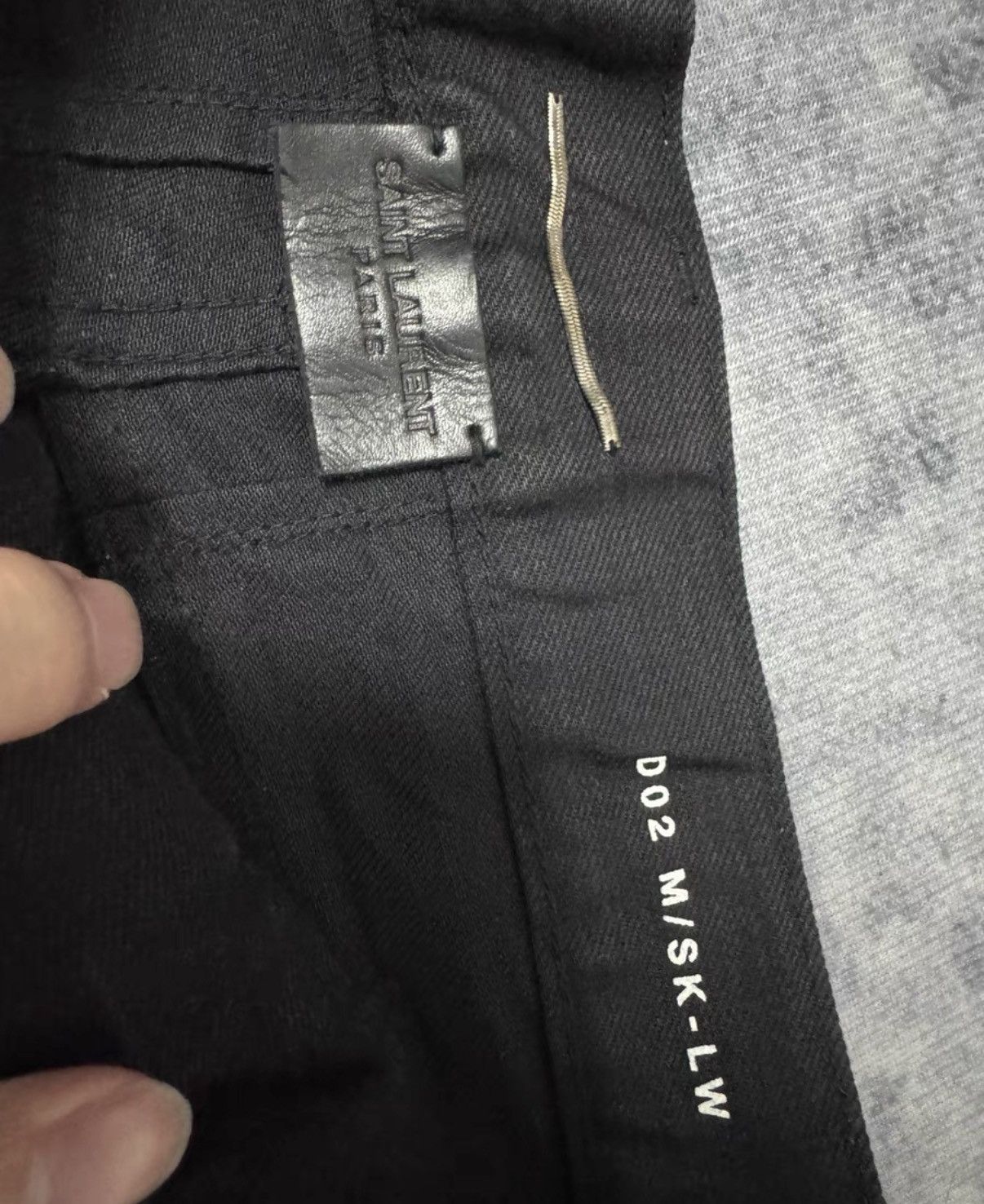 Saint Laurent Paris Saint Laurent (SLP) 16SS Stretch Skinny Basic Denim Jeans Size US 27 - 5 Thumbnail