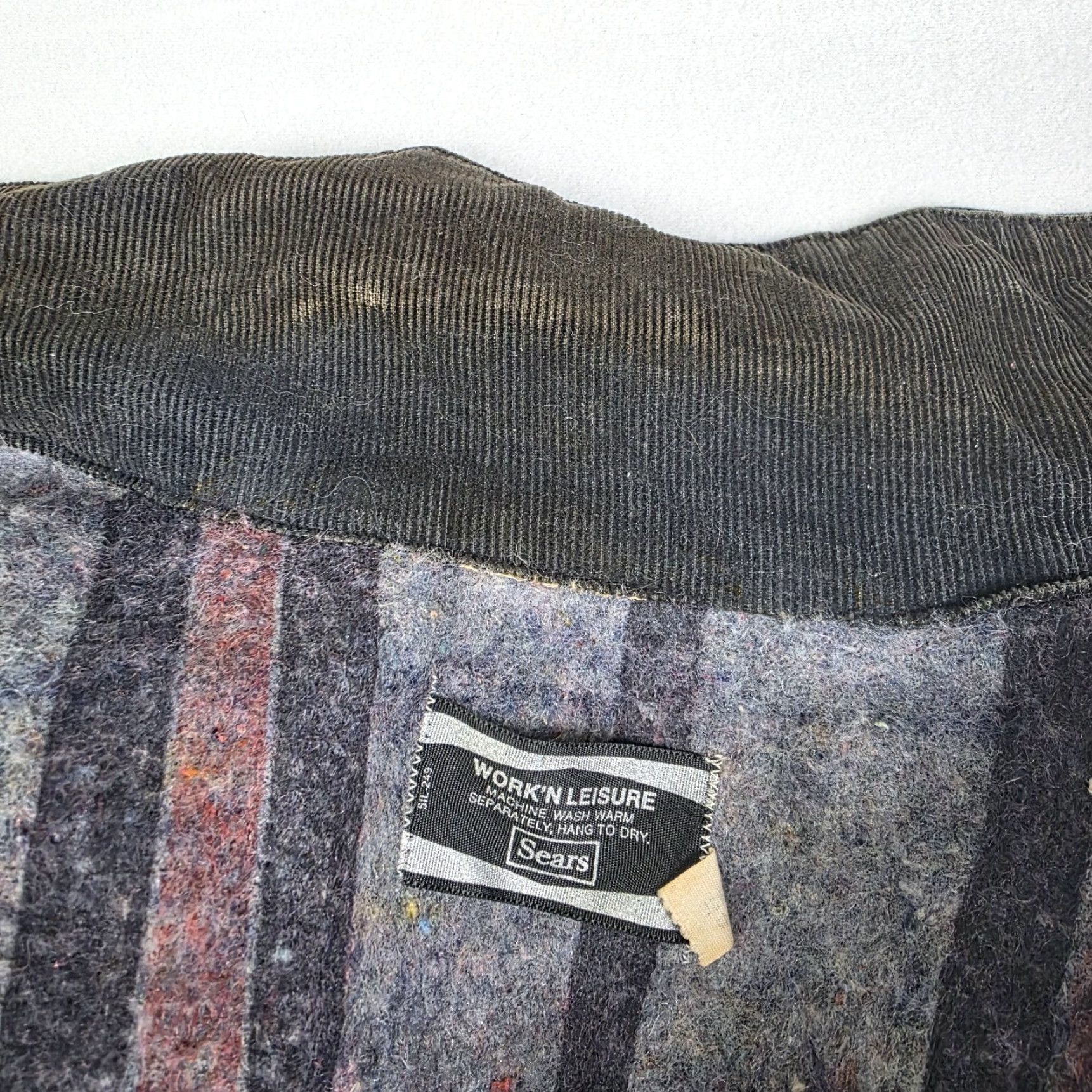 Sears VINTAGE Sears Chore Jacket Denim Lined Workwear Barn Coat Mens Large Blue 70s Size US L / EU 52-54 / 3 - 6 Thumbnail