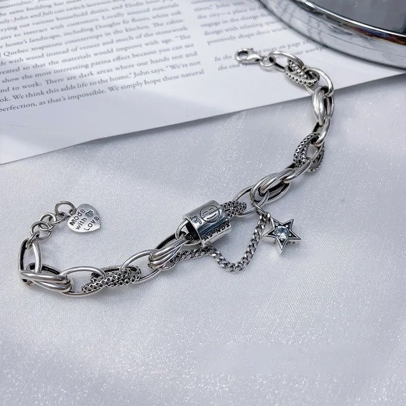 Jewelry Smile Face Thai Silver Female Tank Chains Jewelry Size ONE SIZE - 2 Thumbnail