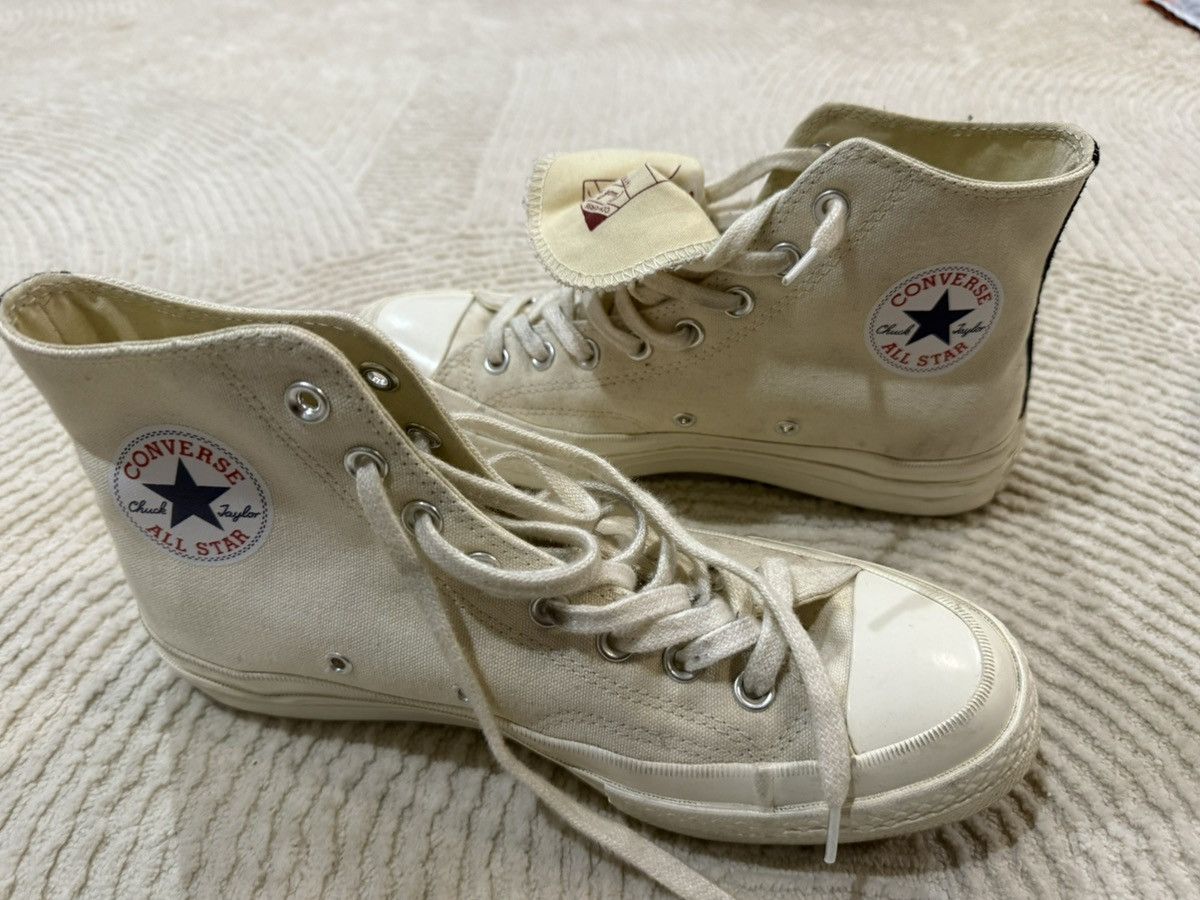 Comme des Garcons CDG Converse White Size US 8 / EU 41 - 4 Thumbnail