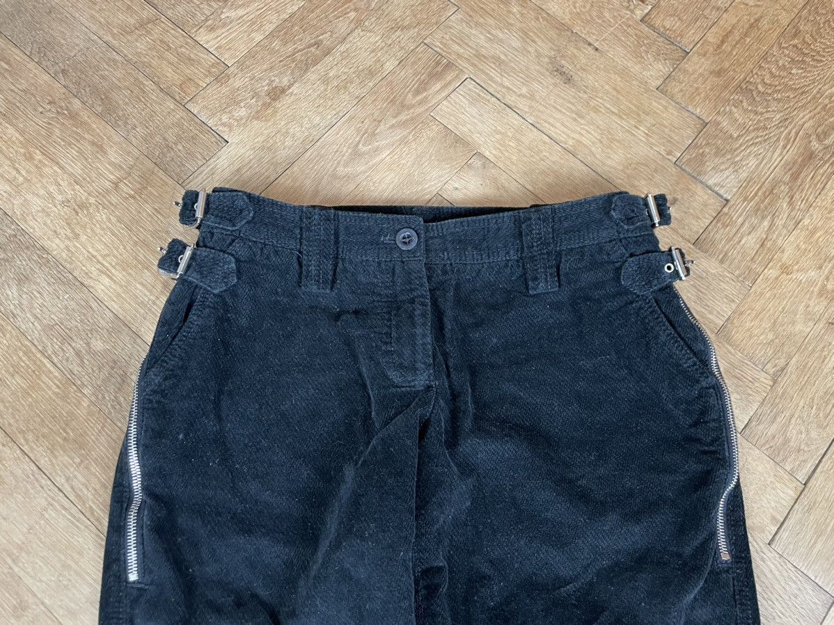 Dolce & Gabbana Dolce & Gabbana AW2006 Buckle Zipper Corduroy Bondage Pants Size US 28 / EU 44 - 4 Thumbnail