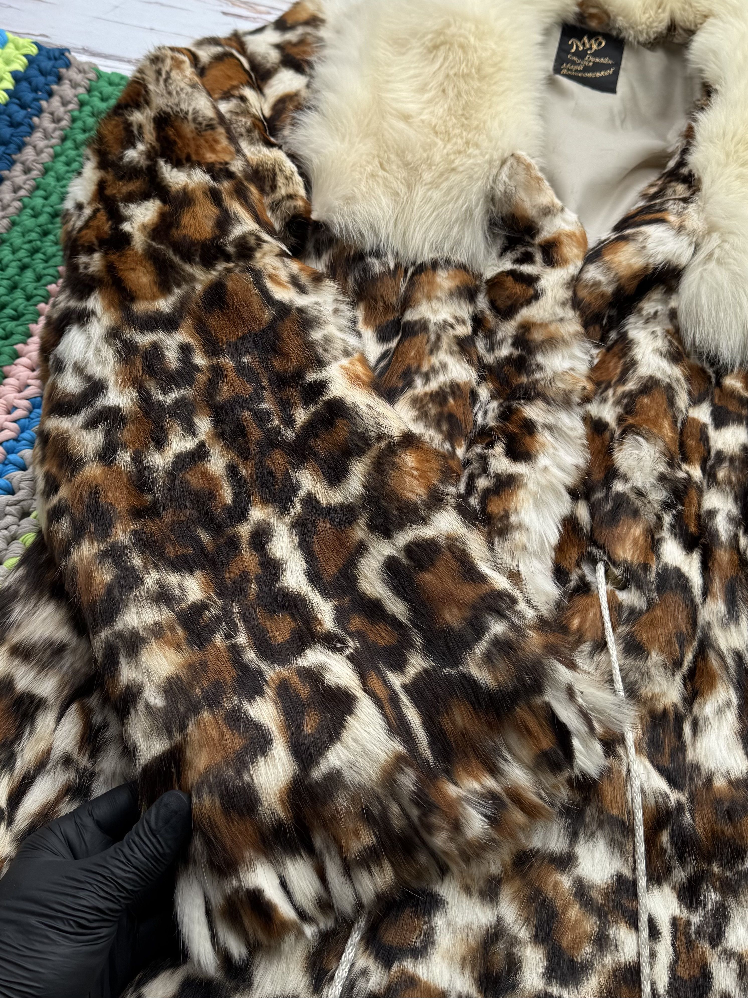Japanese Brand Vintage Real Fur Coat (D15) Size M / US 6-8 / IT 42-44 - 5 Thumbnail
