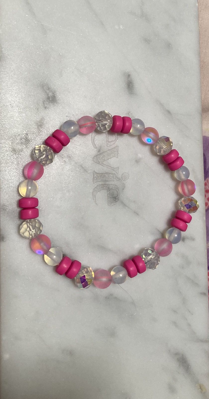 Other Faceted beaded an mermaid glass beaded bracelet Size ONE SIZE - 1 Preview