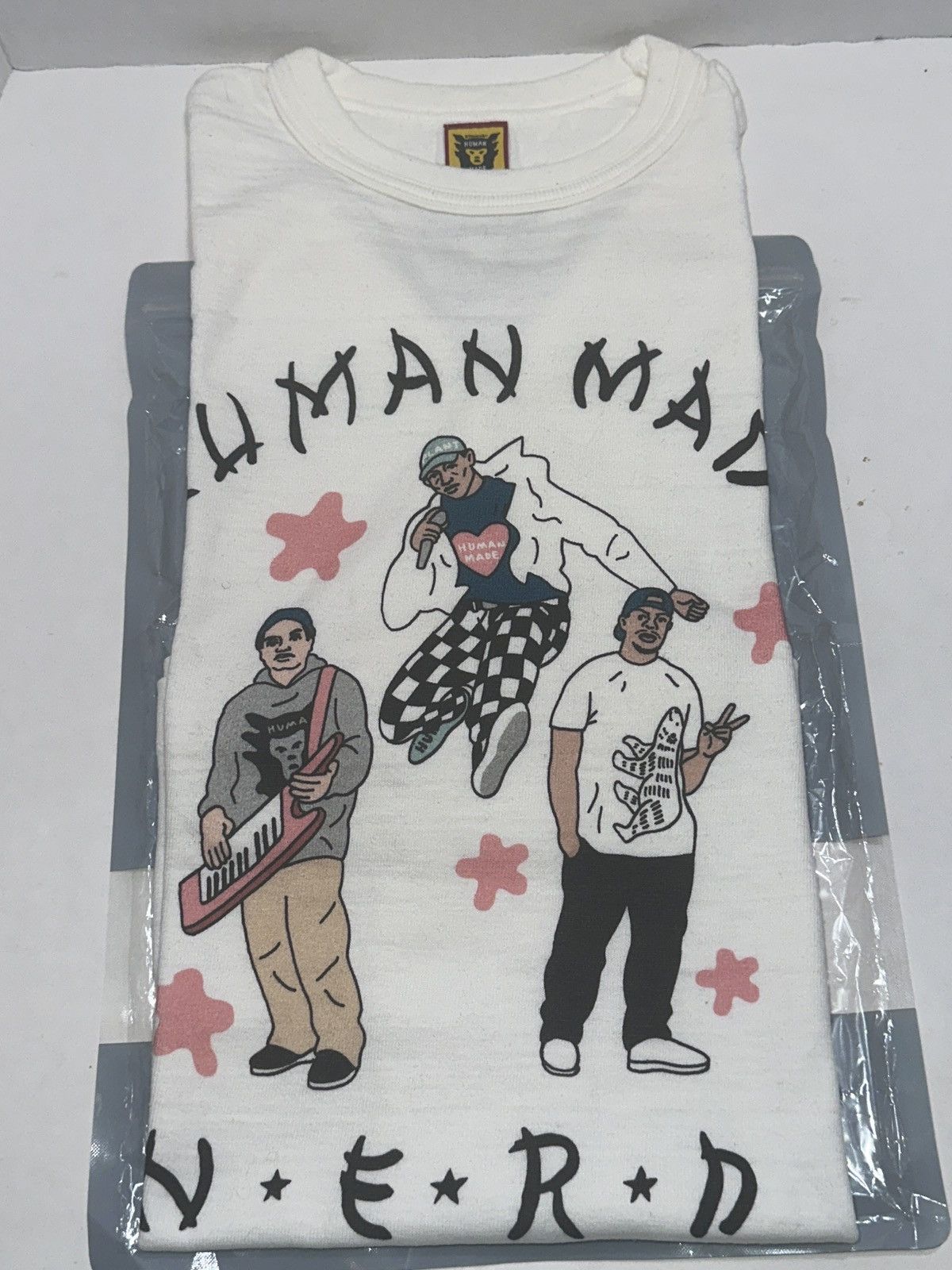 Human Made N.E.R.D X Human Made ComplexCon Exclusive T-Shirt DS Size L Size US L / EU 52-54 / 3 - 7 Thumbnail