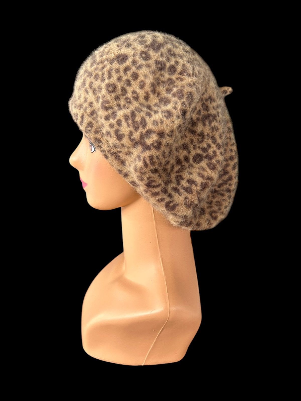 Japanese Brand × Kapital × Vintage Japanese Leopard Fur Hairy Big Hats Rare Size ONE SIZE - 3 Thumbnail