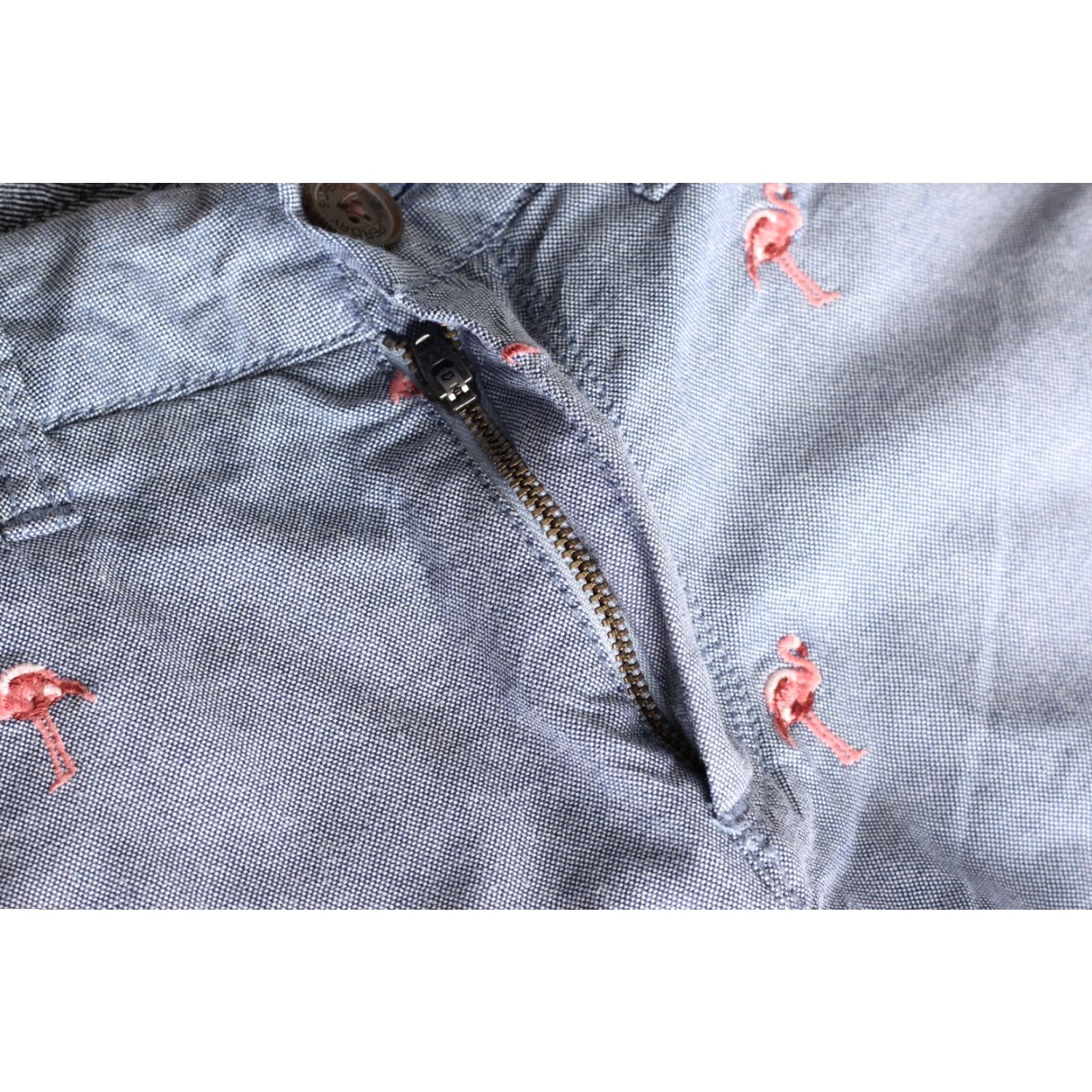 Superdry VINTAGE Superdry Flamingo Stretch Chino Shorts Men 31 Blue DZ6683 Size US 31 - 4 Thumbnail