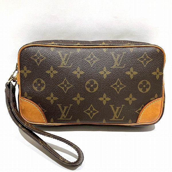 Louis Vuitton Louis Vuitton Louis Vuitton Monogram Marly Dragonne PM Clutch Bag M51827 Canvas Clutch Bag M51827 in Good Condition Size ONE SIZE - 1 Thumbnail