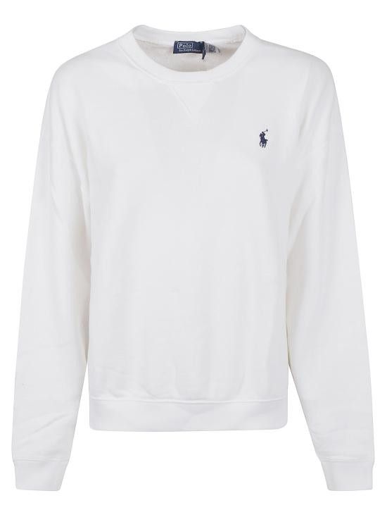 Polo Ralph Lauren POLO RALPH LAUREN Women Hoodies 211935582 009 WHITE Size L / US 10 / IT 46 - 1 Thumbnail