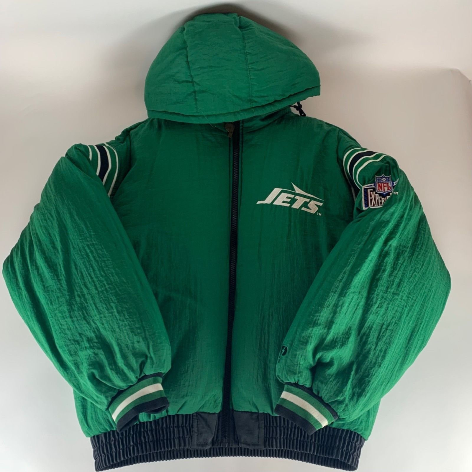 Pro Player New York Jets Vintage Pro Player Reversible Puffer Jacket Size US XL / EU 56 / 4 - 5 Thumbnail