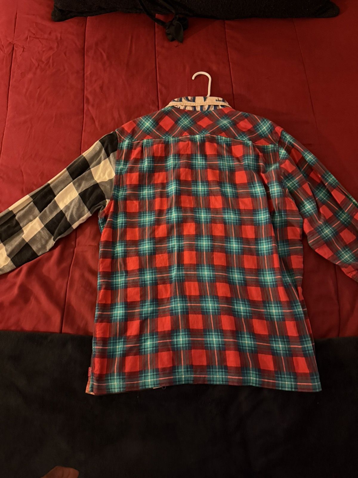 Supreme Supreme Martin Luther King Jr. Patchwork Zip Flannel Jacket Size US L / EU 52-54 / 3 - 2 Thumbnail
