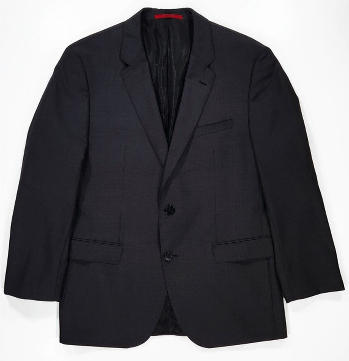 Hugo HUGO Boss Virgin Wool Blazer Two Button Micro-Check Sz 42R Size 42R - 1 Thumbnail