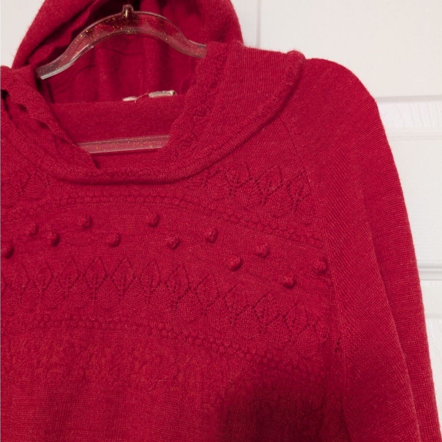 Anthropologie Anthropologie Moth Hooded Repose Sweater Womens Size L Size L / US 10 / IT 46 - 2 Thumbnail
