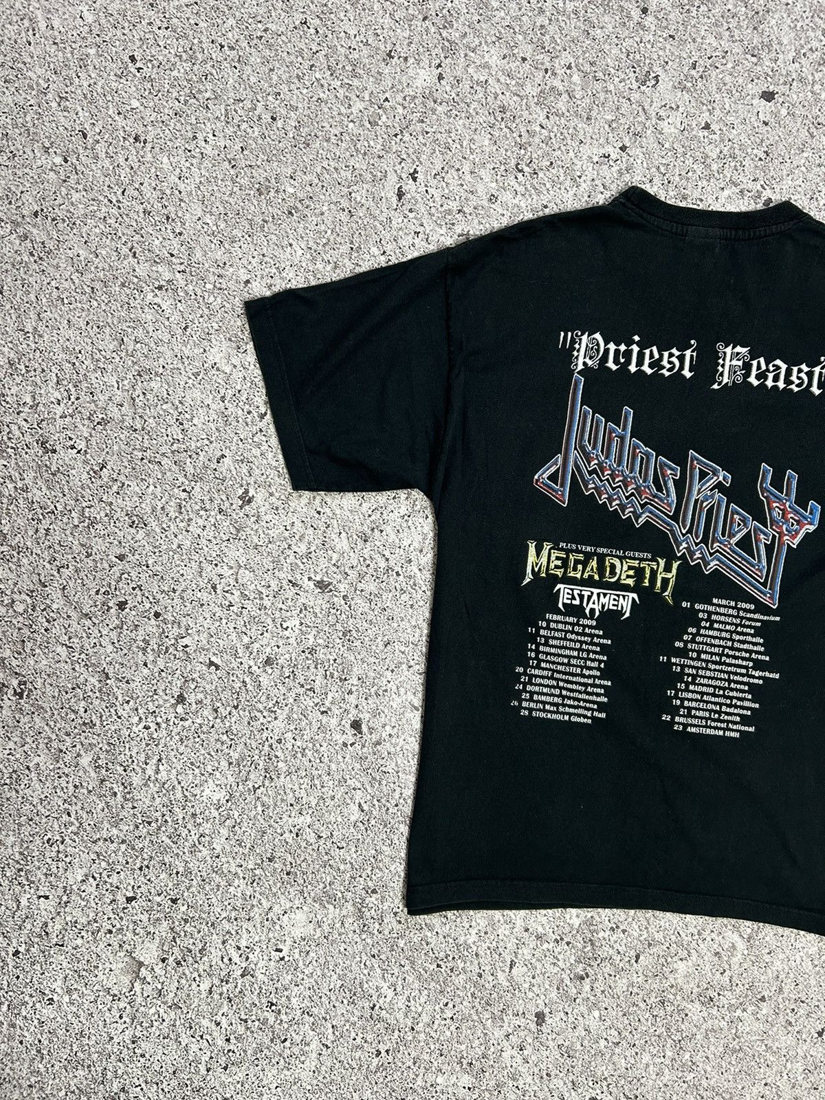 Band Tees × Judas Priest Vintage 2009 Judas Priest Nostradamus Tour Band Rock T-Shirt Size US XL / EU 56 / 4 - 7 Thumbnail