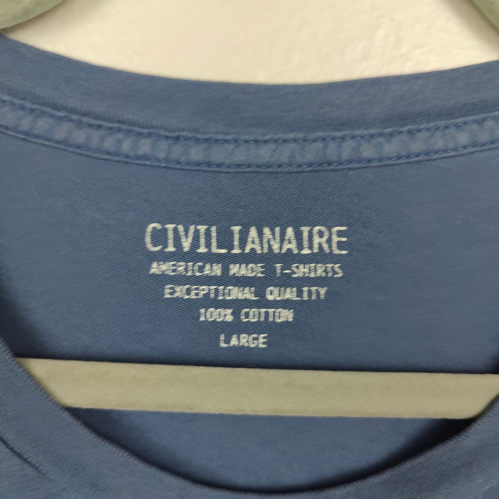 Civilianaire Civilianaire Graphic T-Shirt Mens Large Blue California Size US L / EU 52-54 / 3 - 5 Thumbnail