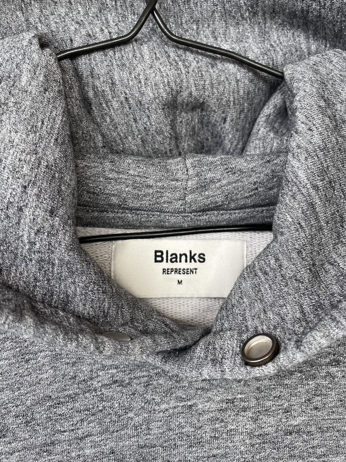 Represent Clo. Represent Clo Blanks Heavy Baggy Hoodie Size M Gray Size US M / EU 48-50 / 2 - 4 Thumbnail